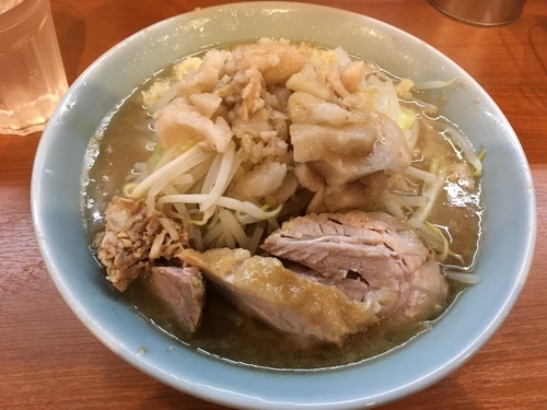 「小ラーメン 麺固め にんにくまし あぶら カラカラ ¥740」@ラーメンBoo Boo太郎。の写真