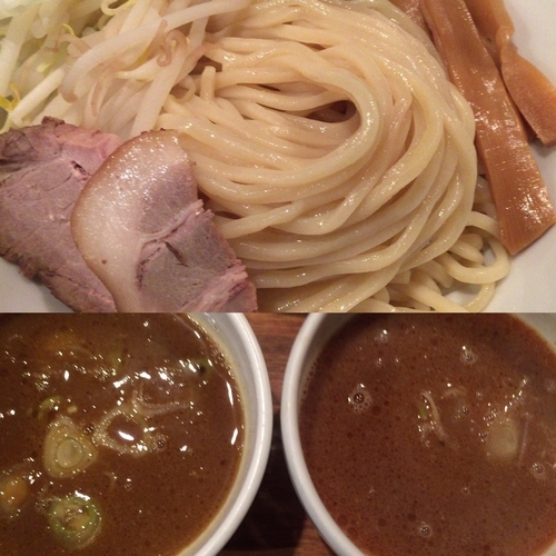 「二色つけめん   （海老味噌 + カレー）」@神保町 可以の写真