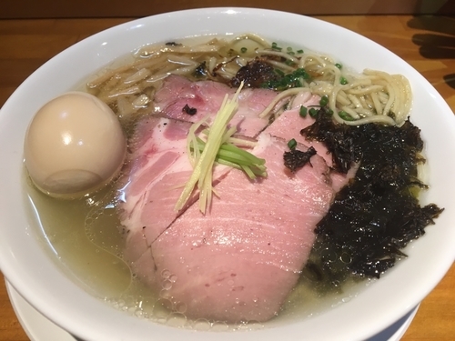 「特製こもんそば（塩）950円」@麺ゃこもんの写真