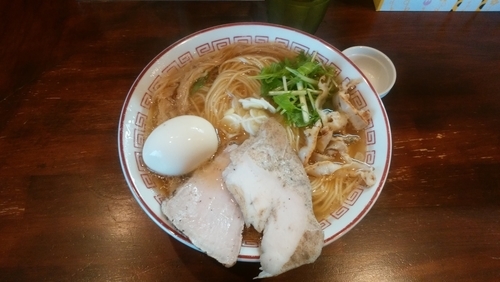 「鰹ラーメン(醤油)味玉」@麺屋 京介の写真