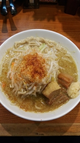 「カリーまぜ三郎汁あり(限定)」@まぜまぜムタヒロの写真