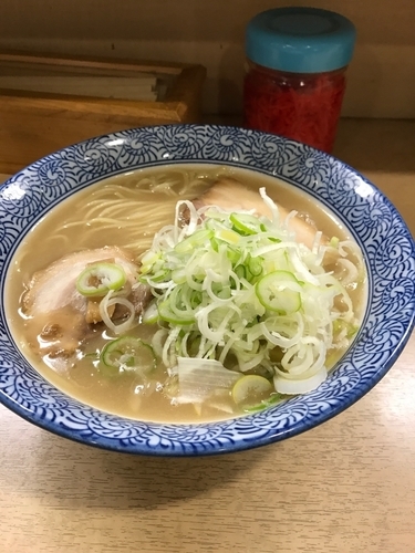 「長州ラーメン+ねぎ」@長州ラーメン 万龍軒 富士見店の写真