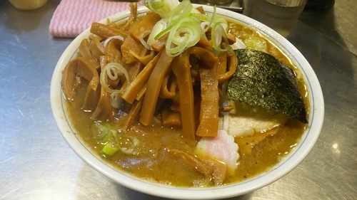「メンマラーメン」@滝野川大勝軒の写真