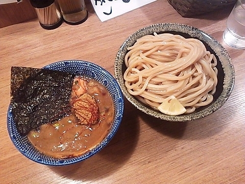 「辛醤つけめん」@伊予源氏車の写真