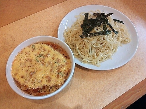 「納豆つけらーめん」@らーめん佐高の写真