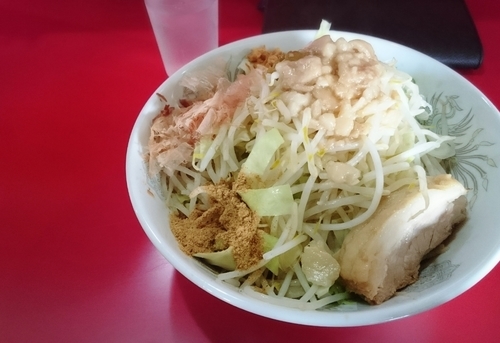 「まぜそば 700円」@蒙麺 火の豚の写真