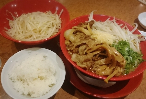 「肉玉そば 野菜増」@ジパング軒の写真