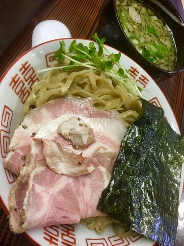 「【限定】煮干つけそば (あつもり) ￥850」@と多゛食堂の写真
