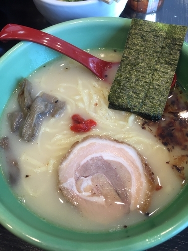 「むさし坊らーめん  太麺」@麺匠 むさし坊 武蔵浦和本店の写真