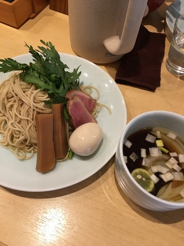 「味玉鴨つけそば」@紫 くろ㐂の写真