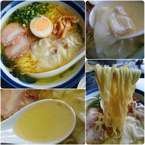 「塩ワンタンメン」@再来軒の写真