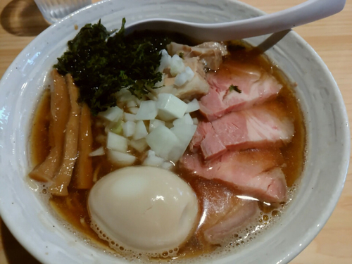 「特製煮干しそば　1000円」@麺屋 さくら井の写真