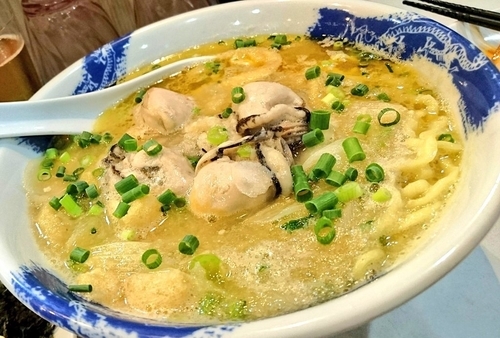 「【限定】広島産牡蠣のみぞれ汁そば＋ミニわさび茶漬け」@麺屋 扇 SENの写真