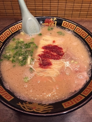 「天然とんこつラーメン」@一蘭 アトレ上野 山下口店の写真
