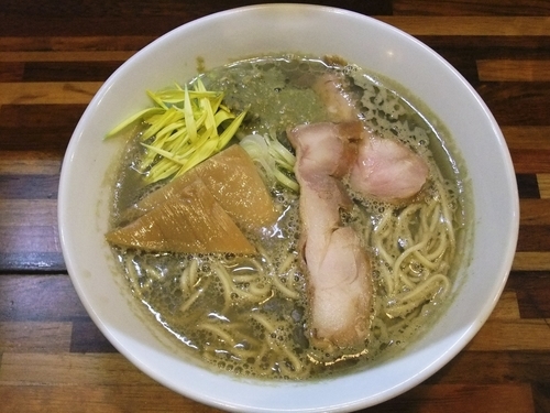 「【限定】らーめん牡蠣搾り（950円）」@鮮魚らーめん 五ノ神水産の写真