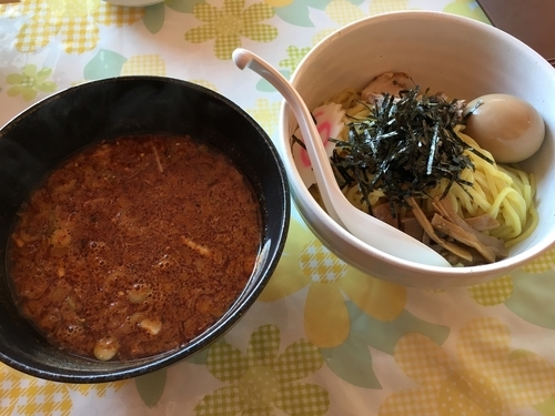 「ばつぐんつけ麺（激辛みそ味）」@ばつぐんの写真