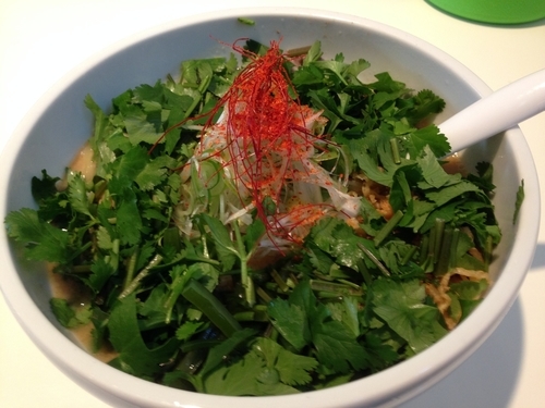 「しびれパクチー　￥９３０」@tokyo miso style IKEDAの写真