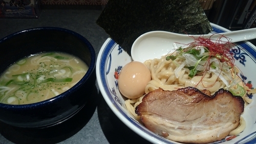 「鶏白湯特製つけめん(1150円)大盛無料」@つけ麺や 武双の写真