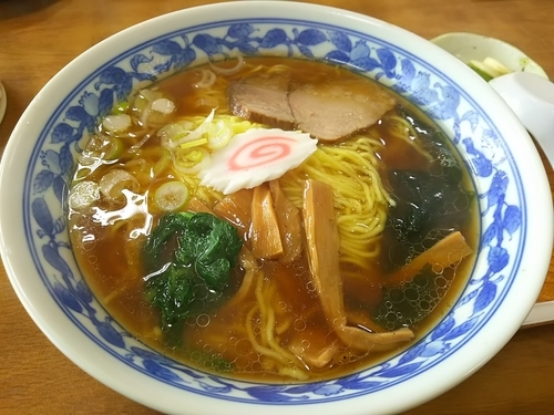 「ラーメン　（大盛り）」@食事処 山彦の写真