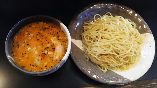 「トマトつけめん」@らーめん ふくのやの写真