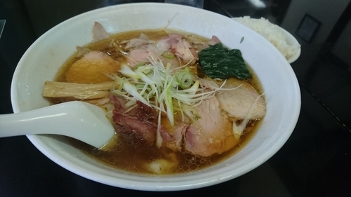 「手打ちチャーシューワンタン麺」@手打 焔の写真