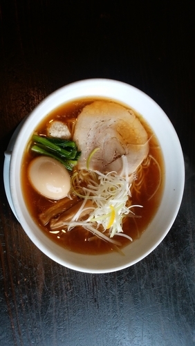 「和だし醤油らーめん、味玉、大盛」@らーめん 二代目吉田商店の写真