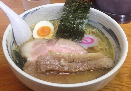 「特製しお(細麺)800円」@らーめん流の写真