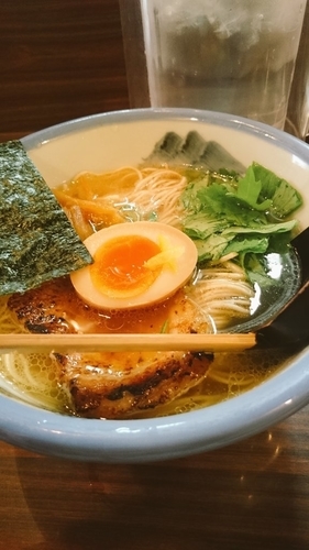 「ゆず塩ラーメン(まろ味)」@AFURI 恵比寿の写真