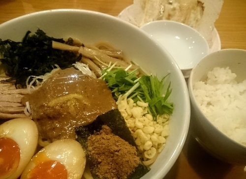 「油そば ＋ランチセット」@中華そば いとうの写真