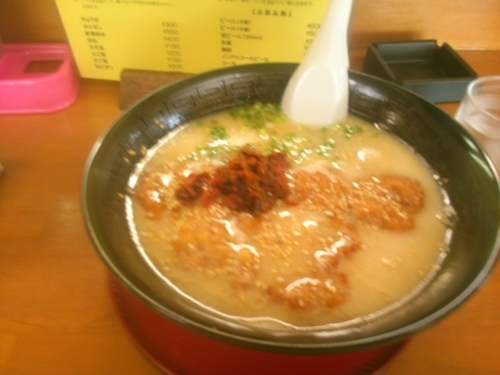 「トンカツラーメン」@ふじ庵の写真