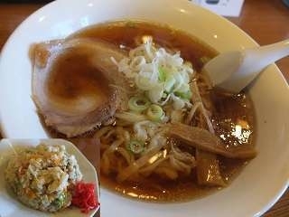 「ランチセット(醤油)」@手打ちらーめん はやぶさの写真