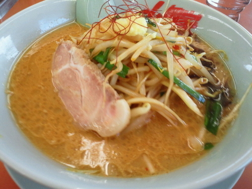 「特製もやし味噌ラーメン 850円」@ラーメン山岡家 福島矢野目店の写真