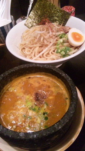 「グラン・アッサムつけ麺￥900」@麺家いなほの写真