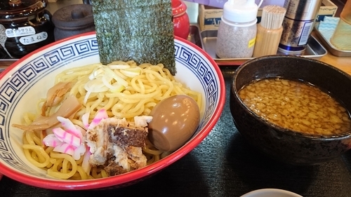「熟成つけ麺＋味玉 ￥ 880」@三代目 藤村商店の写真