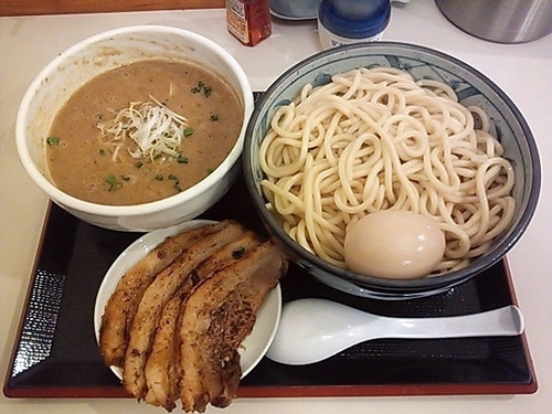 「七色豚の自家製チャーシューつけそば＋とろとろ味玉」@つけそば 九六の写真