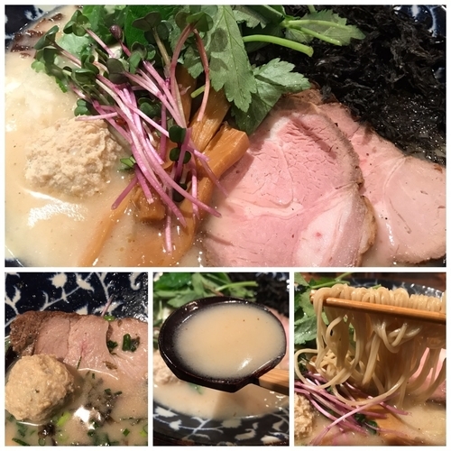 「鶏そば 800円＋ばりのせ 300円＋（外税 88円）」@鶏そば HIBARIの写真