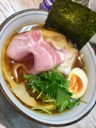 「【気まぐれ限定】天草大王の中華そば ￥900」@中華そば 四つ葉の写真