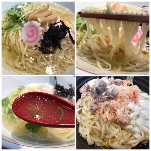 「生姜中華そば750円＋カニの和え玉 250円」@㐂九八 ～garage～の写真