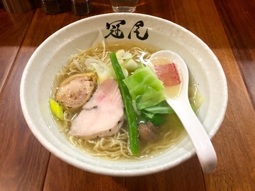 「鶏清湯らぁめん」@らぁめん冠尾 恵比寿西店の写真