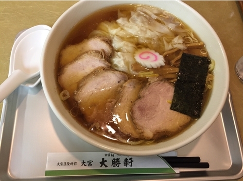 「チャーシューワンタン麺」@大宮大勝軒の写真