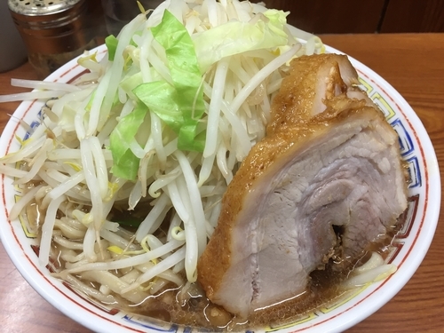 「ラーメン・ニンニク（690円）」@ラーメン二郎 亀戸店の写真