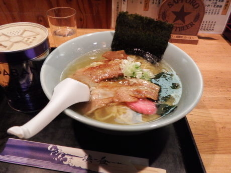 「塩ラーメン」@味処 浜益の写真
