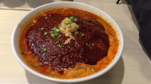 「どて辛（中盛り）」@どてちんⅢの写真