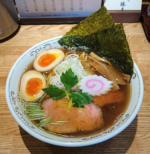 「特製清湯そば」@つけそば 神田勝本の写真