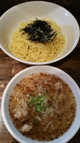 「塩つけ麺」@元祖一条流がんこ 長津田分店の写真