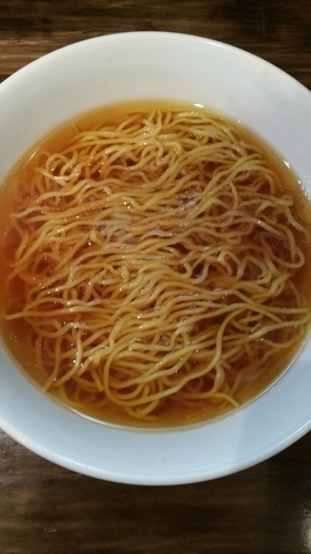 「素ラーメン(醤油・がんこ)」@元祖一条流がんこ 長津田分店の写真