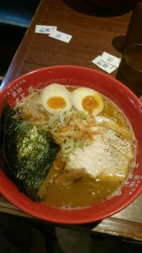 「特製濃厚白湯海老そば」@海老そば専門店 築地 えび金 立川店の写真