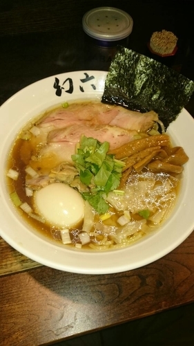 「特製醤油そば」@中華そば 幻六の写真