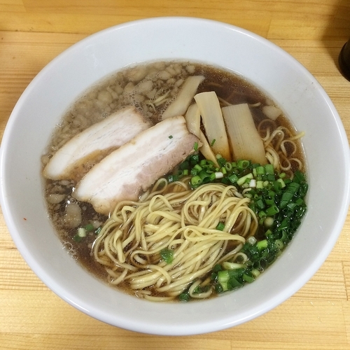 「中華そば　￥６５０」@朱鳶ラーメンの写真