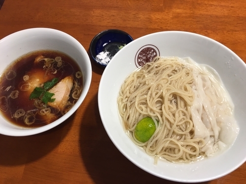 「鶏醤油つけそば」@らぁ麺とうひちの写真